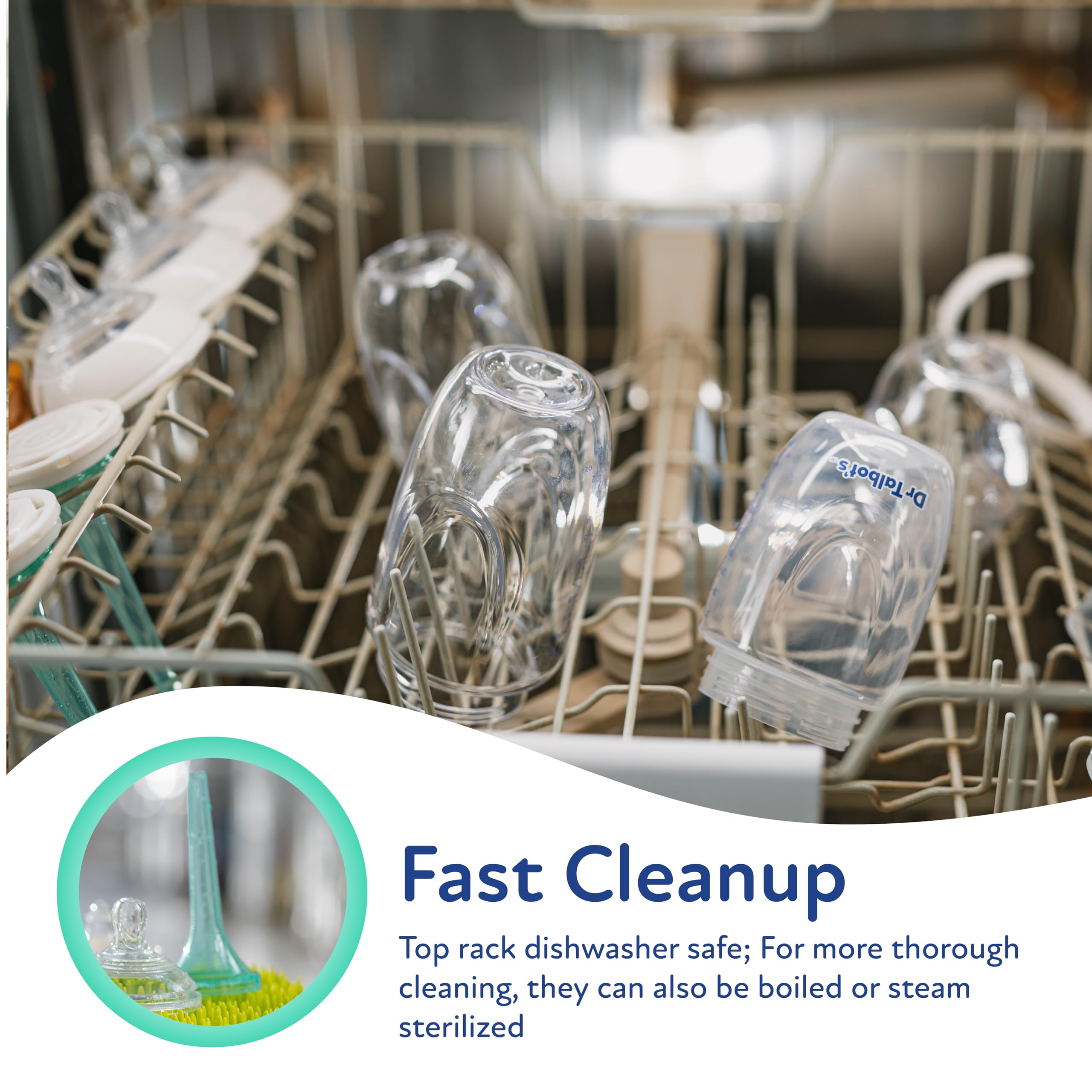 Dr. Talbot's Silicone Anti-Colic Bottle Replacement Valves - 8 oz Anti Colic Baby Bottle - Feeding Supplies for Newborn - (2-Pack) Replacement Venting System