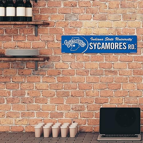 Vista 650 de Rico Industries Letrero de plástico de la NCAA de plástico de 4 x 16 pulgadas Alternativo