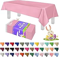 Vista 9 de Mantel de plástico de alta calidad - 54 in. x 108 pulgadas. Grandipity - Mantel rectangular (6 y 12 unidades), Agua (Aqua)