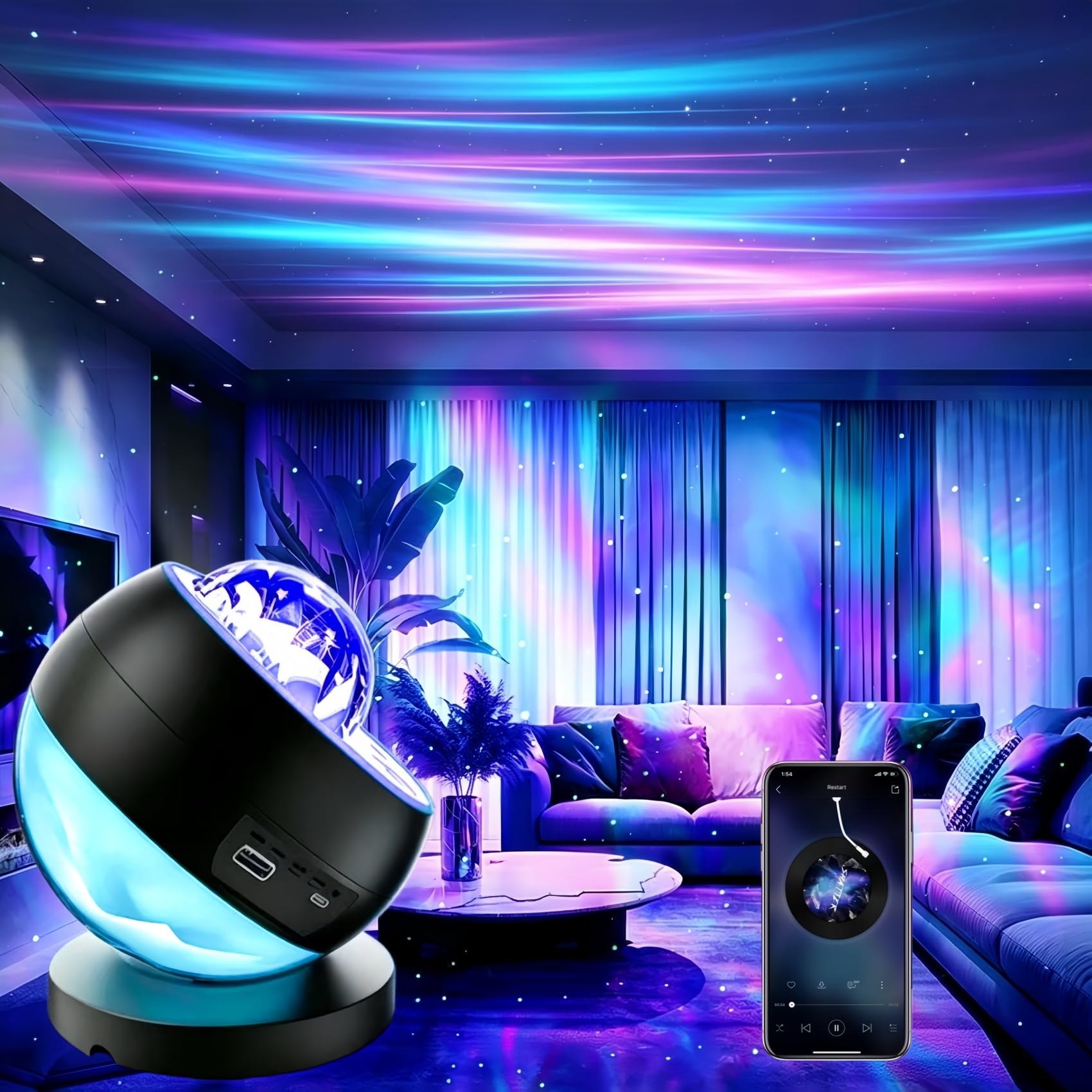Amazon.co.jp: プラネタリウム 家庭用 スタープロジェクター 月