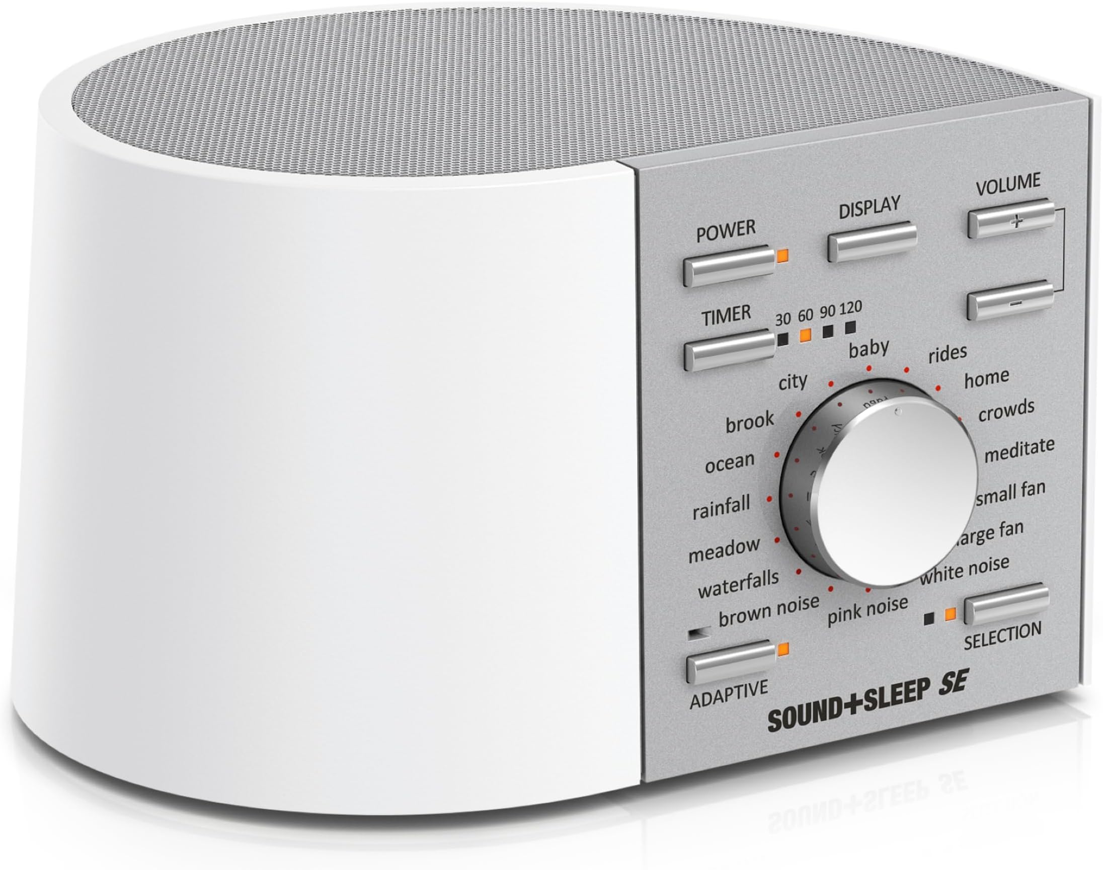 Adaptive Sound Technologies Sound + Sleep SE - White Noise Machine for Focus Support - Convenient Sleep Timer - Built-in Headphone Jack - Precision Volume Settings - Speech Privacy - White