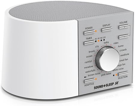 Sound+Sleep Se Special Edition Sleep Sound Machine, Real Non-Looping Nature Sounds, White Noise Machine
