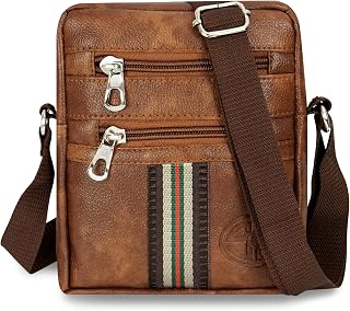 Storite Stylish Small PU Leather Sling Cross Body Travel Office Messenger One Side Shoulder Bag With Adjustable Strap for ... Price In India