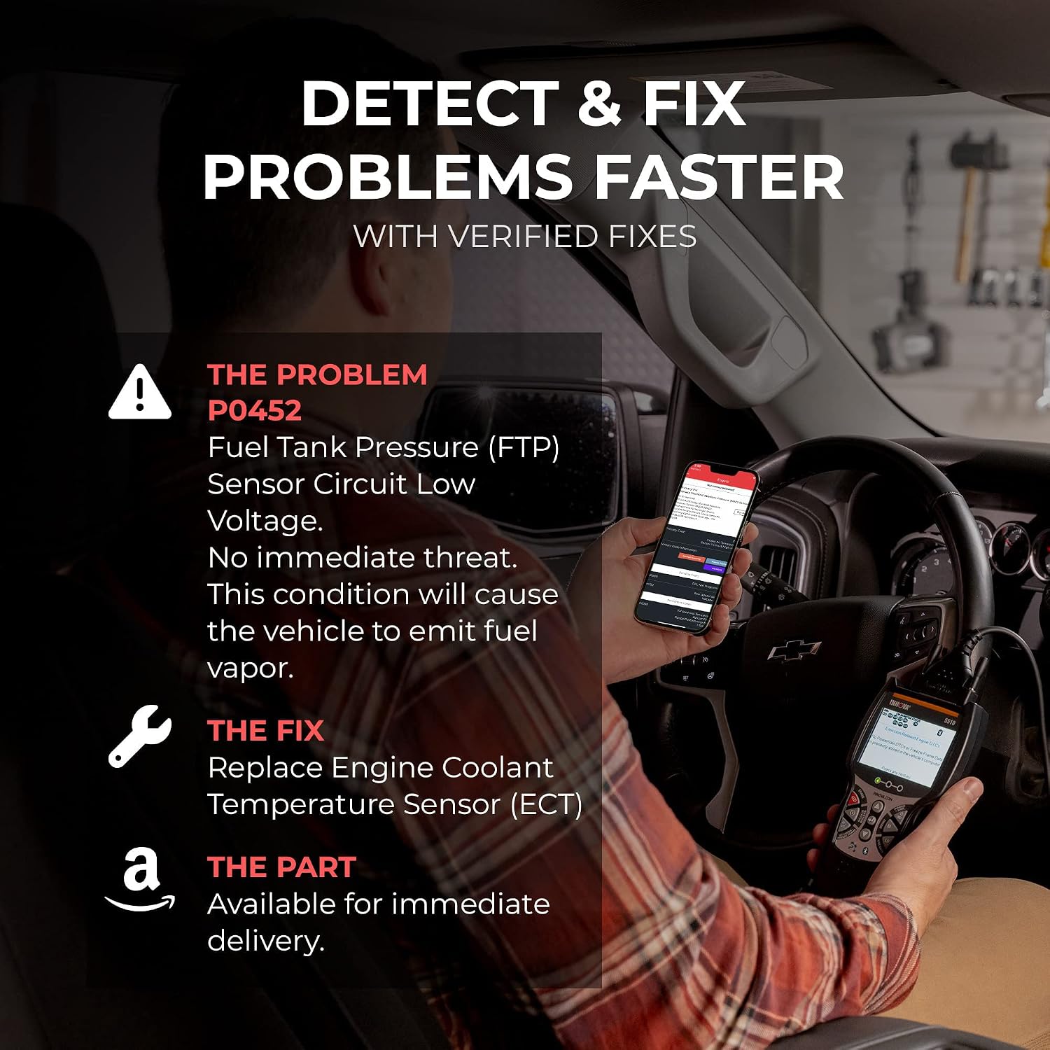 INNOVA 5510 OBD2 Scanner, Scantool for ABS Clear, All System Scanner, Caliper Service, Brake Pad Life, Read/Erase ABS/SRS Codes, Reset Oil Light, Live Data, Lifetime Free Updates
