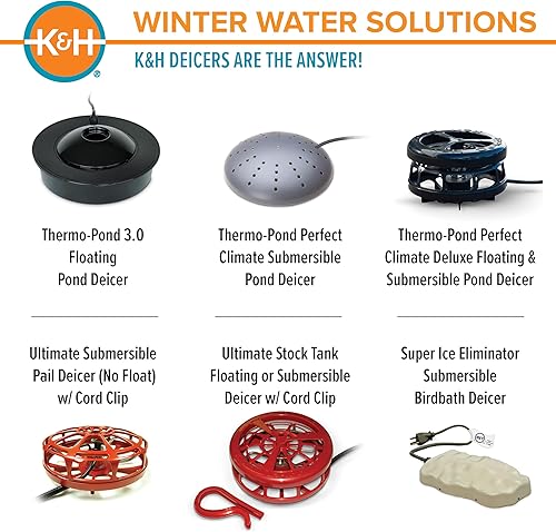 Vista 8 de Calentador para estanque K&H Pet Products , Negro