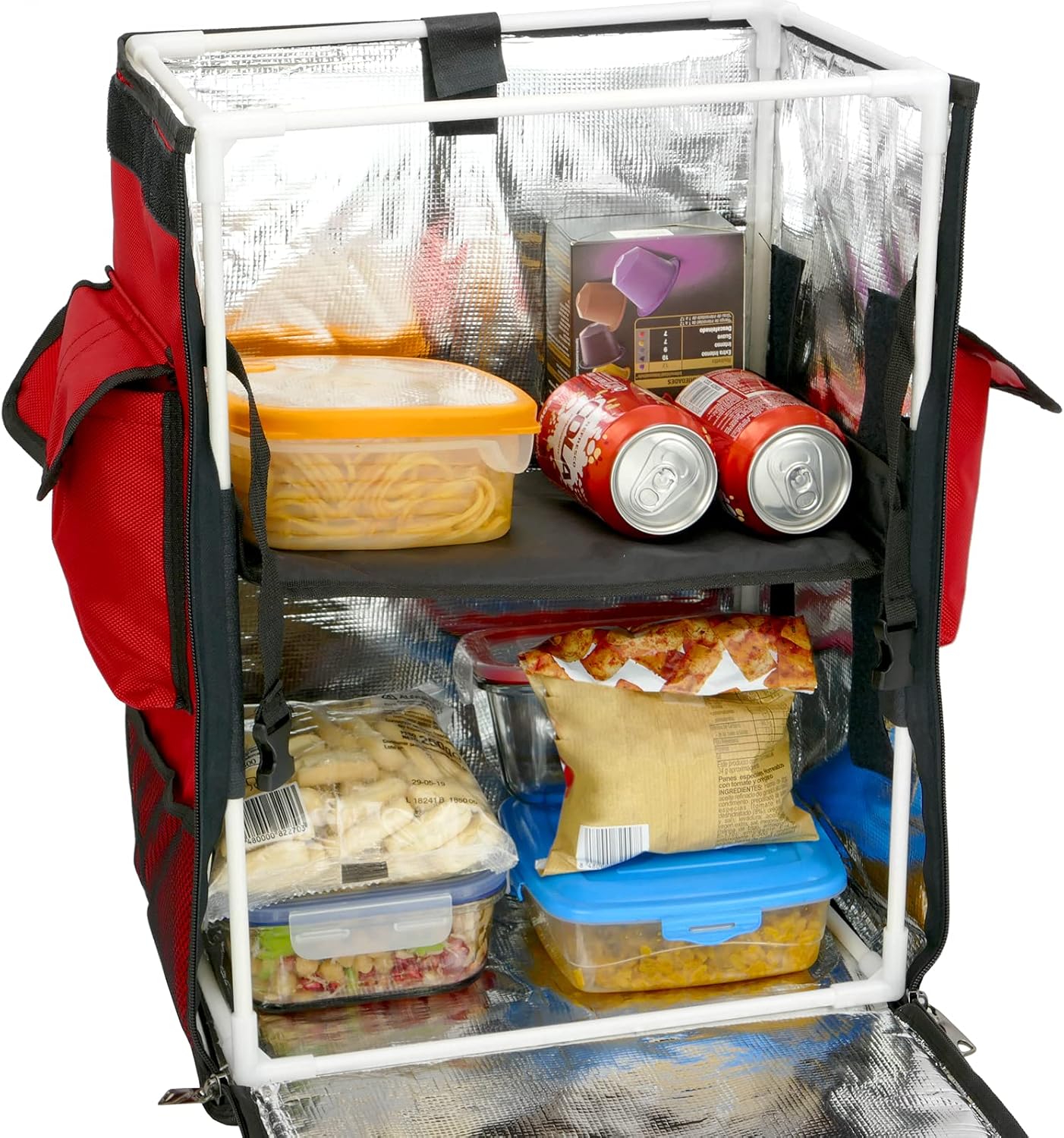 CityBAG - Mochila isotérmica 35 x 49 x 25 cm roja para Comidas al Aire  Libre y Entrega de Pedidos de Comida en Moto o Bicicleta : Amazon.es:  Industria, empresas y ciencia