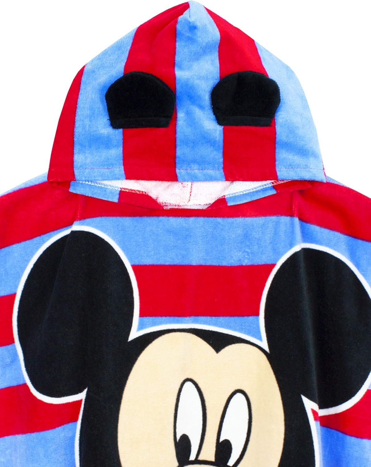 Disney Mickey Mouse Unisex Poncho One Size Bath Towel Kids Girls Boys Blue