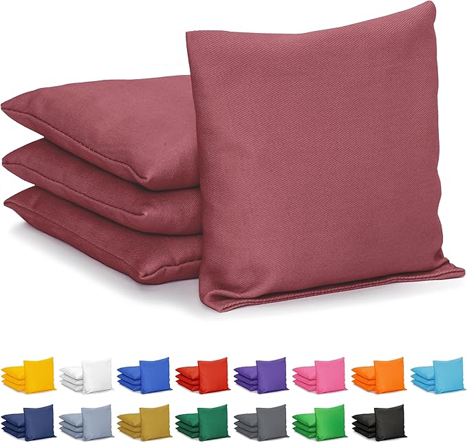 Cornhole Bean Bag Set of 4 - Burgundy