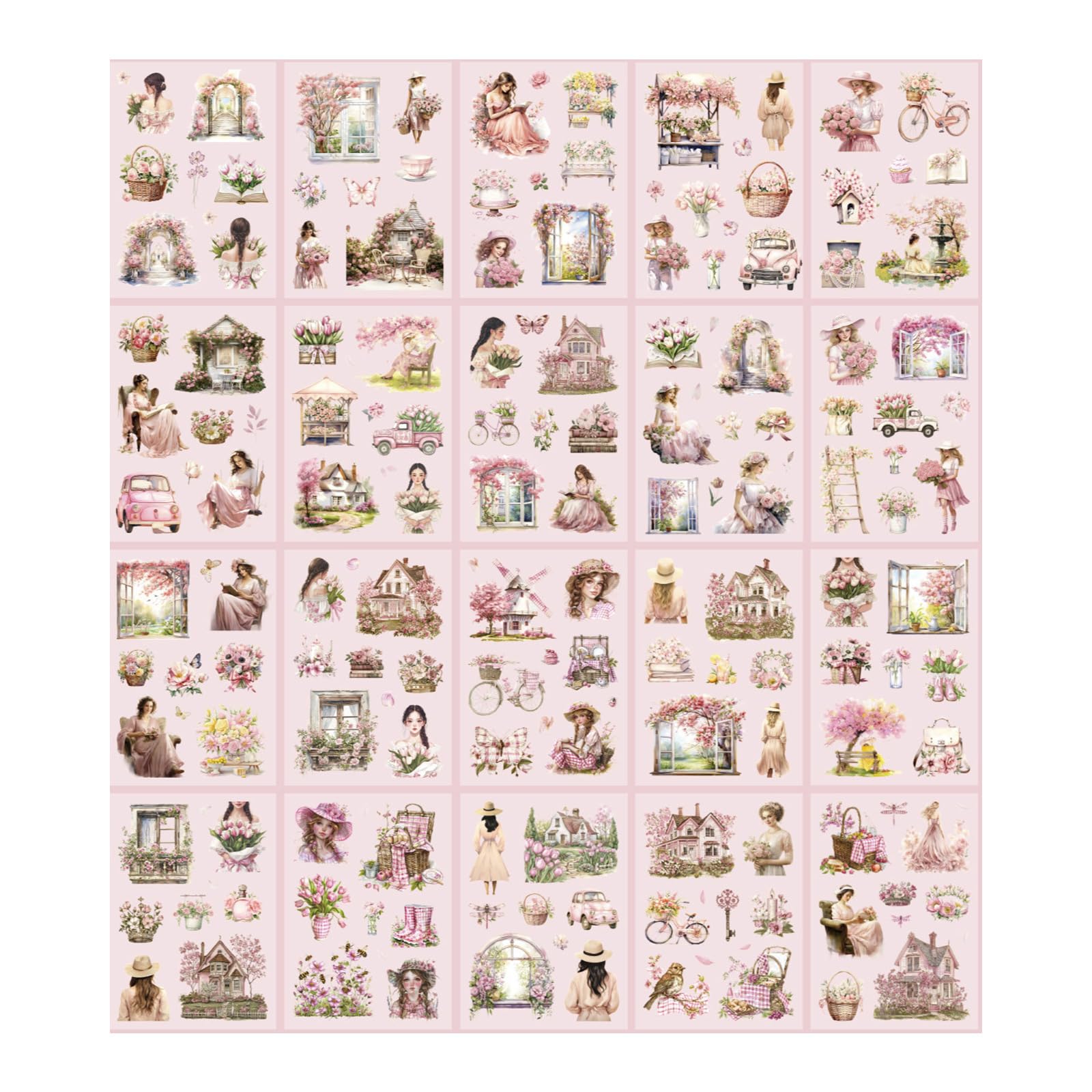 Reward Sticker Scrapbooking Stickers Luggage Stickers Girl Character Theme for Phone Laptop Luggage