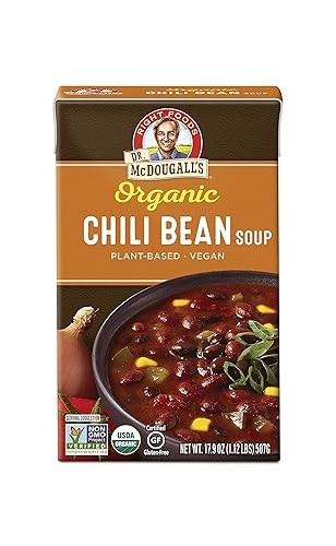 Miniatura 12 de Dr. McDougall's Right Foods Sopa orgánica de frijoles negros bajos en sodio, 18 onzas líquidas (paquete de 6)