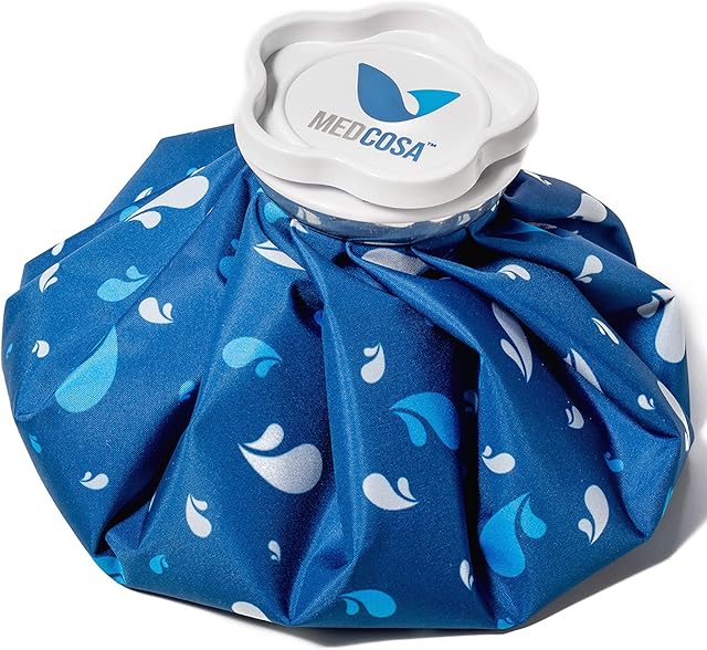 Medcosa Ice Bag | Stay Dry, Stay Cool with Our Reusable Soft Fabric Ice Pack | Ideal for Sport Injuries, R.I.C.E Treatment, Scrapes & Headaches