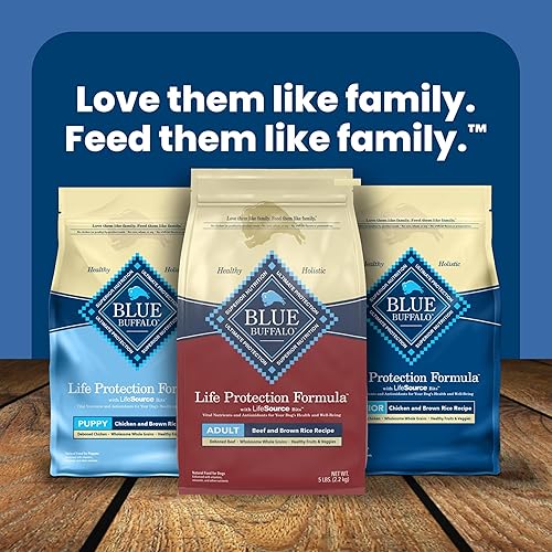 Vista 31 de Blue Buffalo Life Protection Formula - Alimento seco natural, para perros adultos, con pescado y arroz integral, 34 libras