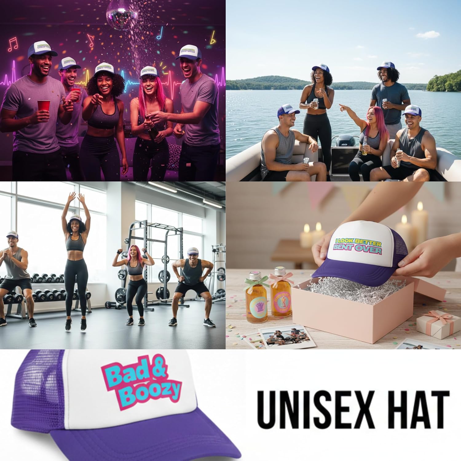 Awkward-AF Womens Funny Gag Gift Trucker Hat for Unisex Men Women Inappropriate Humor Funny Naughty - Image 6