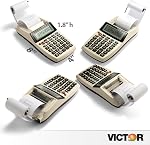 Victor VCT12054 12-Digit Portable Printing Calculator (VCT12054), 1.8" x 4" x 8"