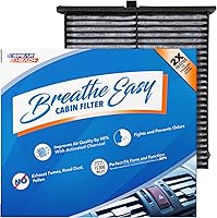 Vista 53 de Filtro de cabina AC y calefactor de defensa contra olores Breathe Easy de Spearhead, se ajusta como OEM, hasta un 25% más duradero con carbón