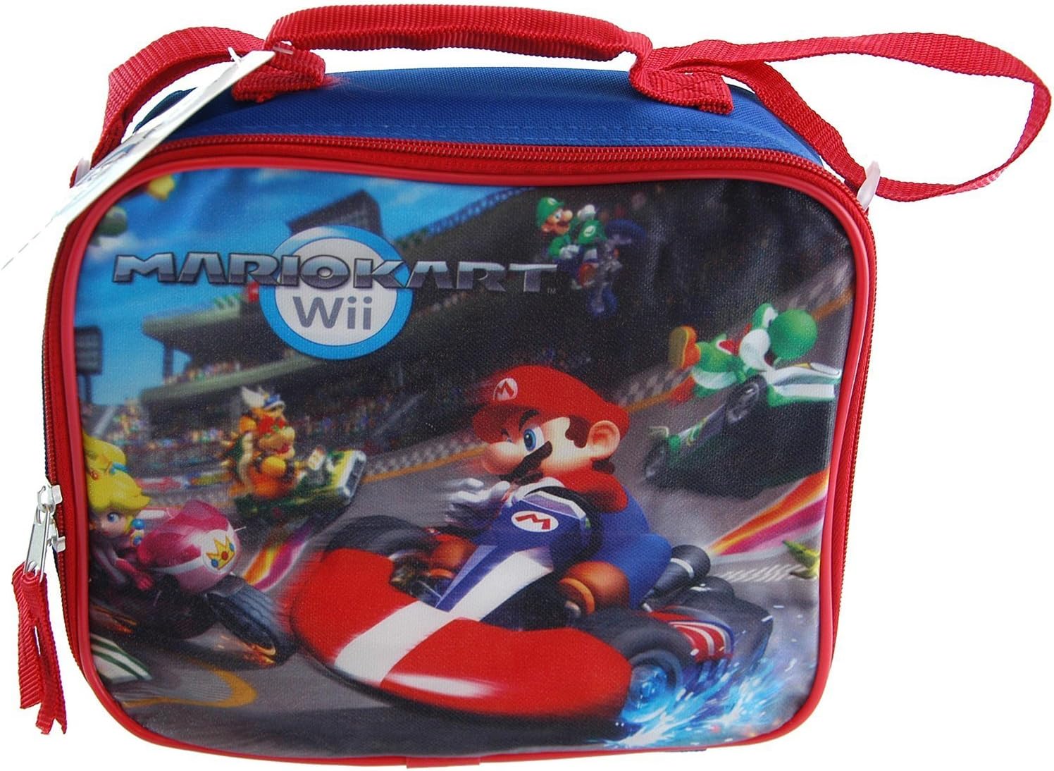 MarioKart Wii Insulated Lunch Box Blue and Red Amazon.co.uk Home