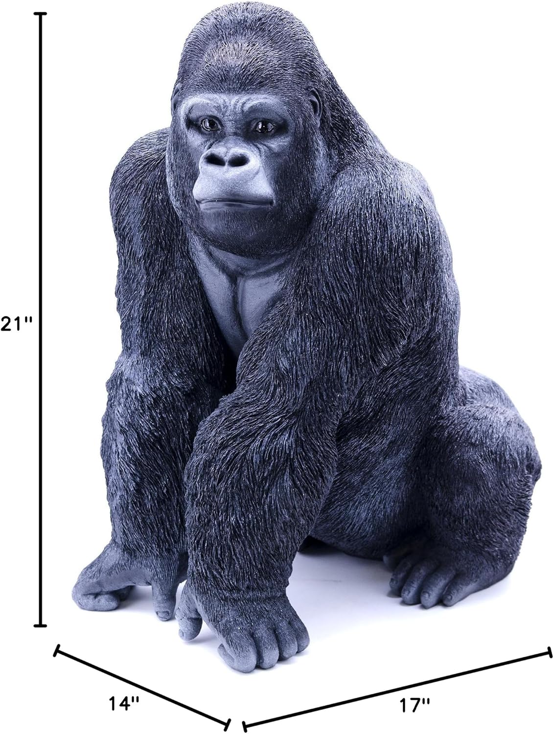 Hi-Line Gift Ltd Gorilla Statue, 21"