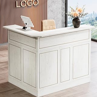 Tribesigns Reception Desk with Storage Lahore, Karachi - Pakistan
