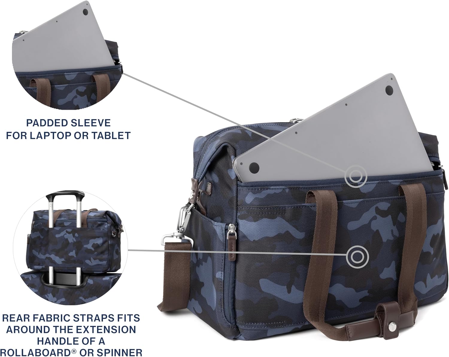 Travelpro Platinum Elite Carry on Soft Travel Underseat Tote Bag, Weekender, Overnight, Men and Women,16.5 Inch