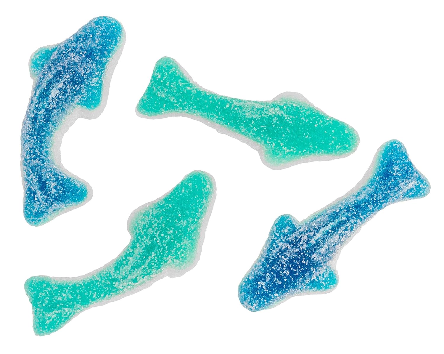 Sour Sharks - Gummies - Bulk Candy, 1 Kilogram