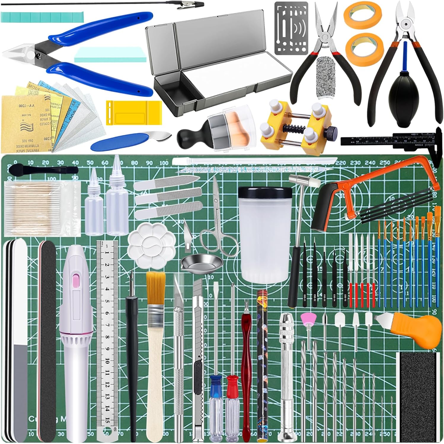 75Pcs Modeler Basic Tools Craft Set, Hobby Modeling Tools for Gundam Model Car Airplane Repairing & Fixing