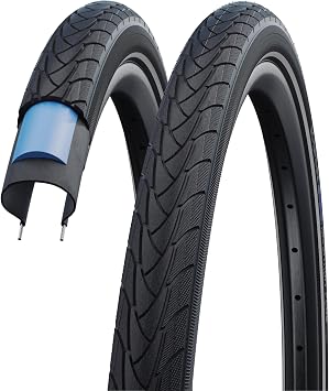 Schwalbe Marathon Bicycle tire 28 inches 28 x 1.00 25-622 Flat-Less tire for Bicycles SmartGuard