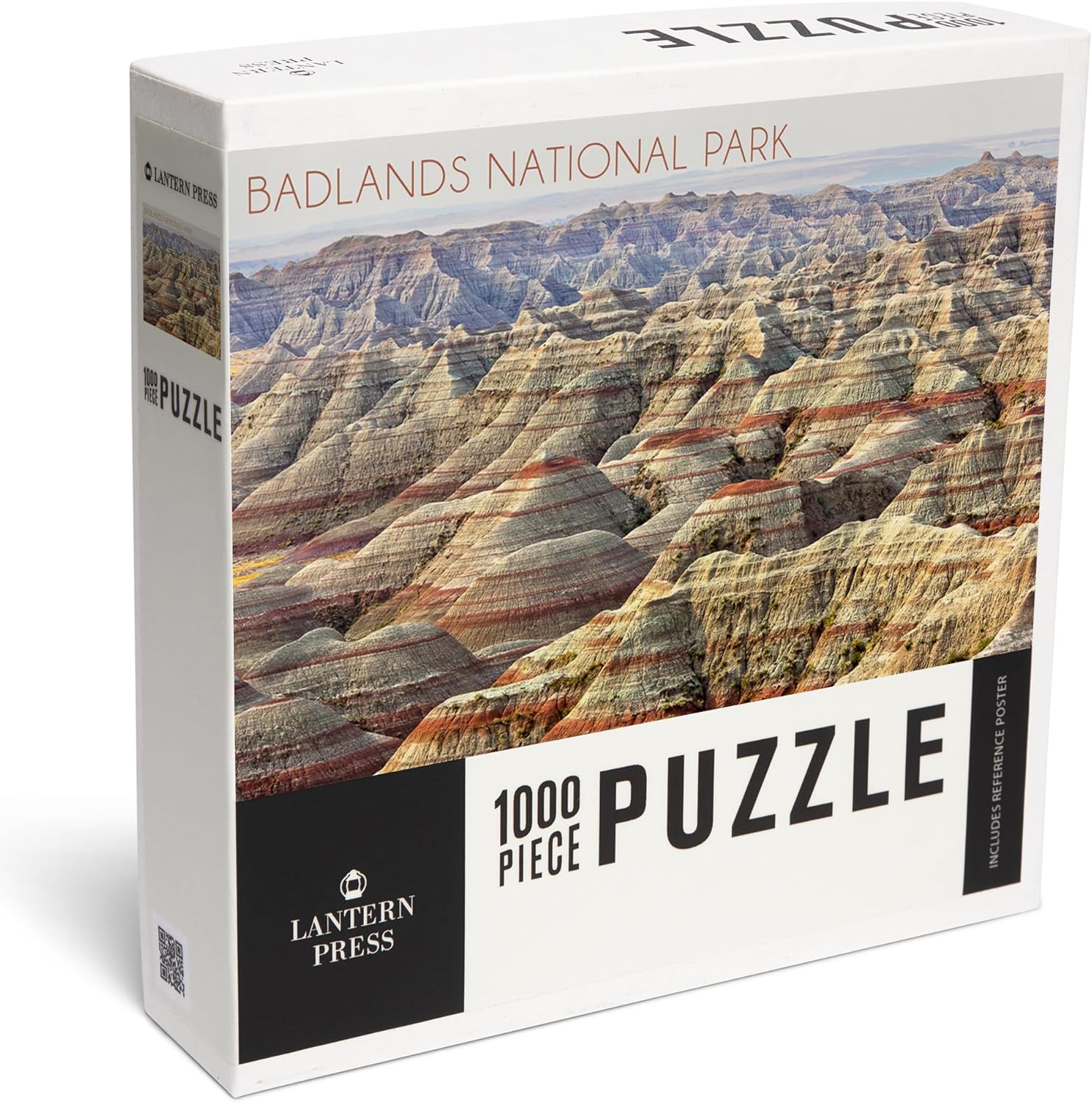 Badlands National Park, South Dakota, Ridgeline (1000 Piece Puzzle, Challenging Jigsaw Puzzle for Adults, Made in USA)