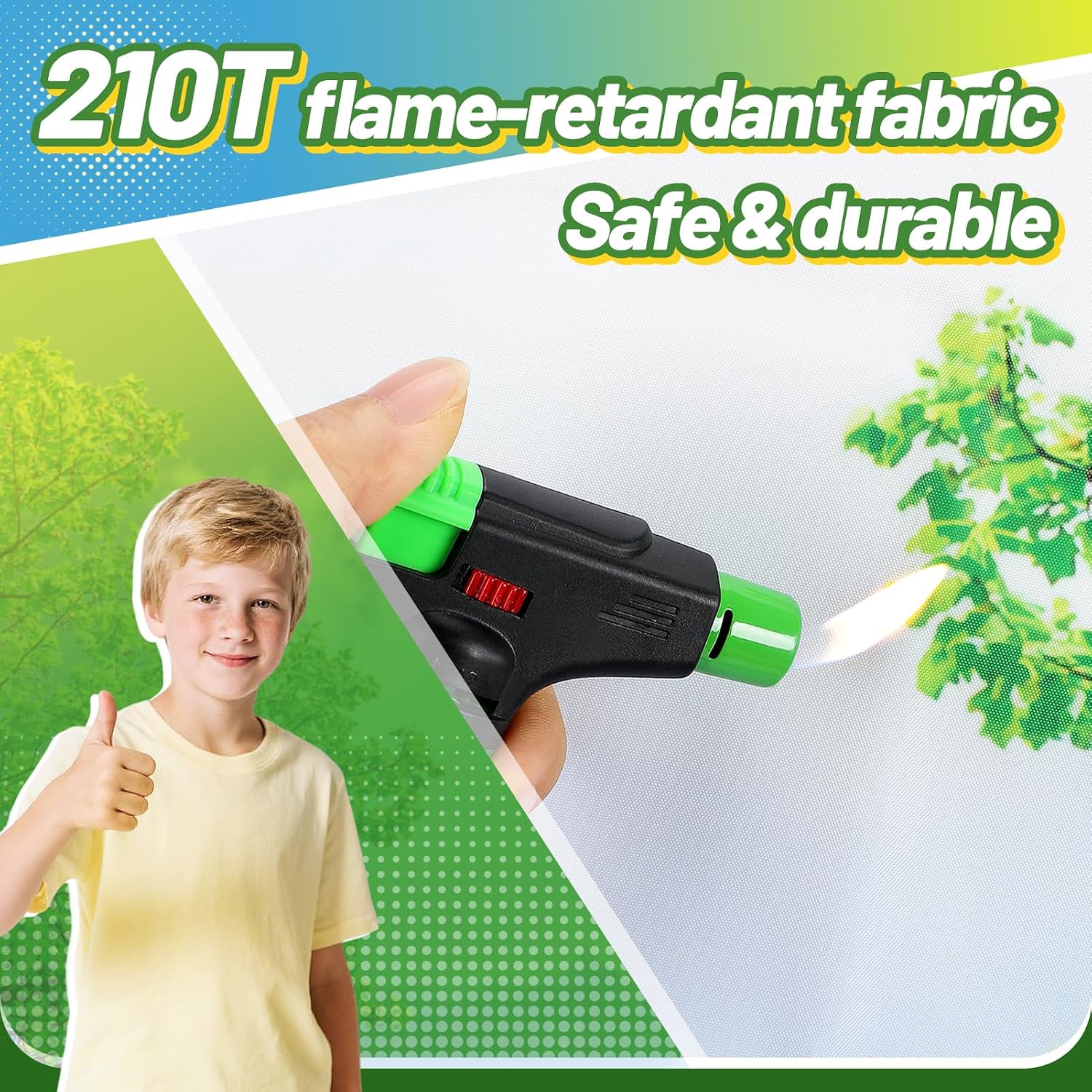 Fluorescent Light Covers with 10 Strong Magnets - 6 Pack Classroom Light Filters Magnetic for Ceiling Lights to Eliminate Harsh Glare Reduce Headache, Flame Retardant Fabric, 4 x 2 FT, Branches