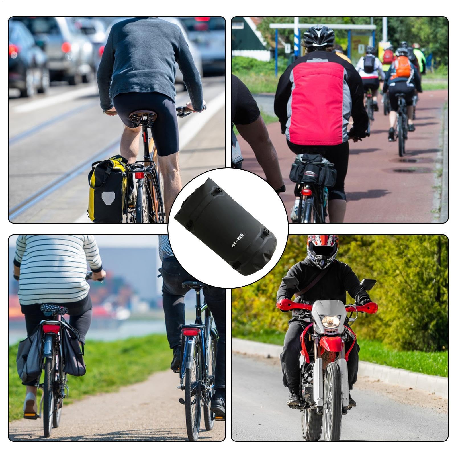 Tylna torba rowerowa, wodoodporny organizer do przechowywania 40 l, torba na tylny bagażnik rowerowy, na motocykl, do jazdy na rowerze, podróży, na zewnątrz, , narzędzia, bagaż