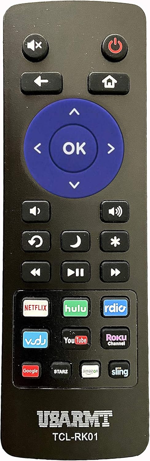 Control remoto universal Roku apto para Roku TV (Elemento/Sanyo/TCL/RCA/LG/Haier/Philips/ONN)[NO para Roku Stick]
