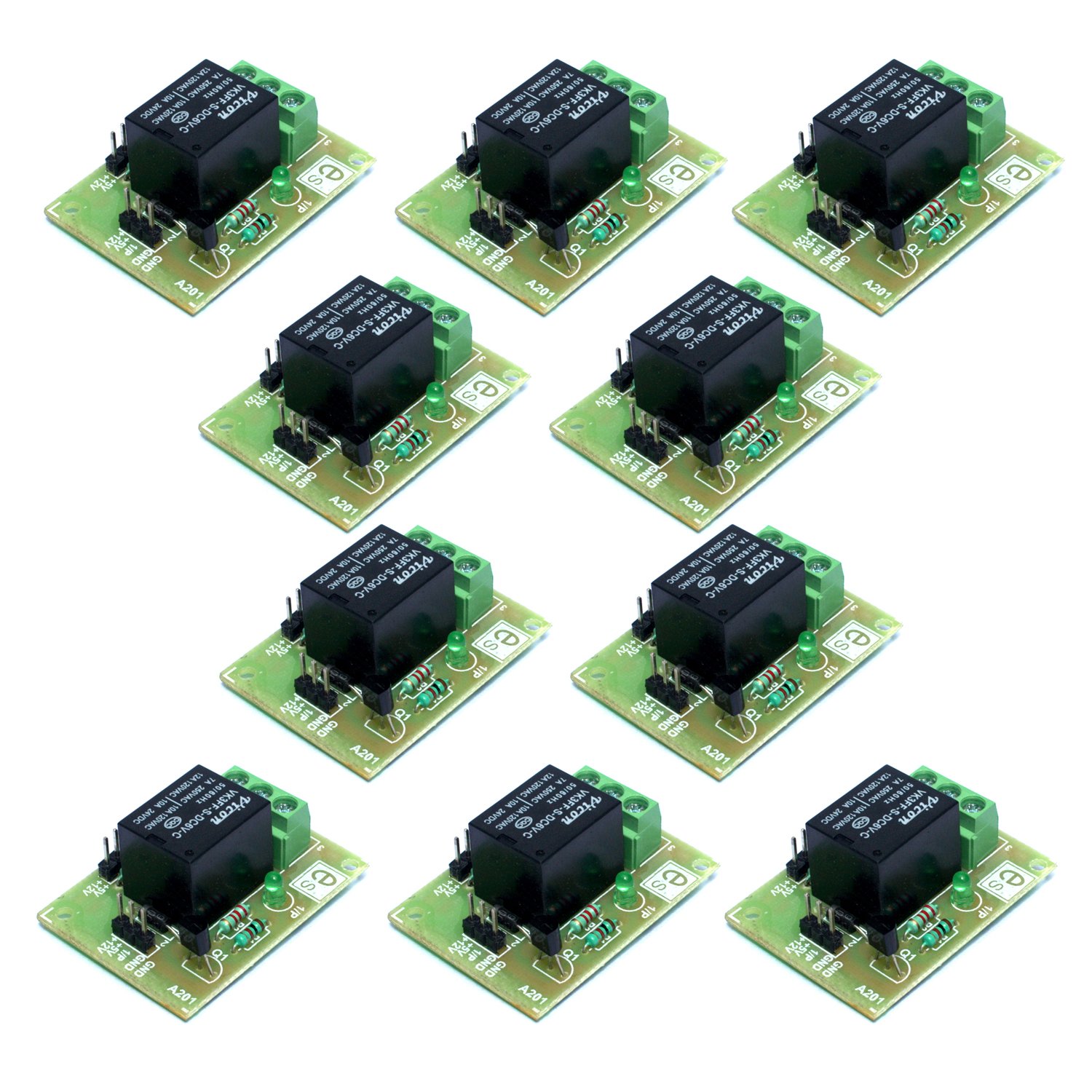 ElectroBot 5V Single Channel Relay Module for Arduino,AVR,PIC,ARM7,8051,Raspberry pi with Indicator Light (10) (B072QYMTFD) Amazon Price History, Amazon Price Tracker