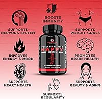 Vista 7 de THE ENCLARE NUTRITION Vitamina B12 - Complejo de vitamina B con vitamina C, biotina, inositol, ácido fólico, vitaminas B, vitaminas B1, B2, B3, B4