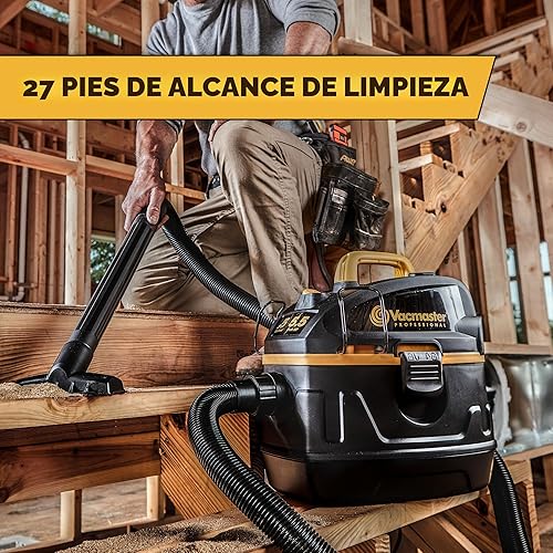 Miniatura 4 de Vacmaster Professional Beast Series VFB511H 0201 - Aspiradora húmedaseca de 5 galones, 5.5 pico de CV, color negro