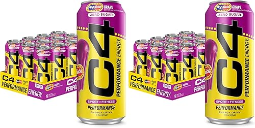 Miniatura 51 de C4 Energy - Bebida energética carbonatada sin azúcar, bebida preentrenamiento + beta alanina, cereza de medianoche, 16 onzas líquidas (paquete de 12)