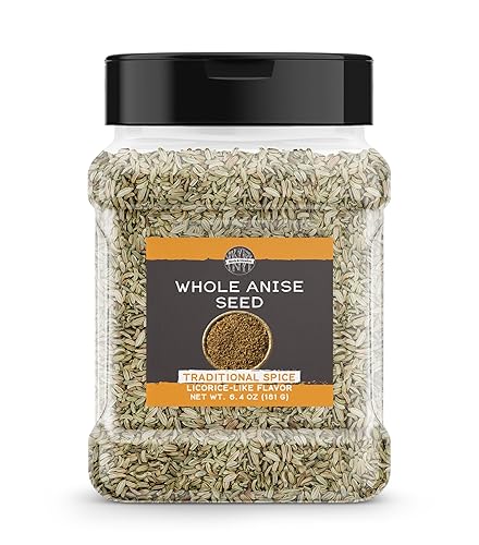 Birch & Meadow Semilla de anís entera, 6.4 onzas, sabor a regaliz, cocinar y hornear