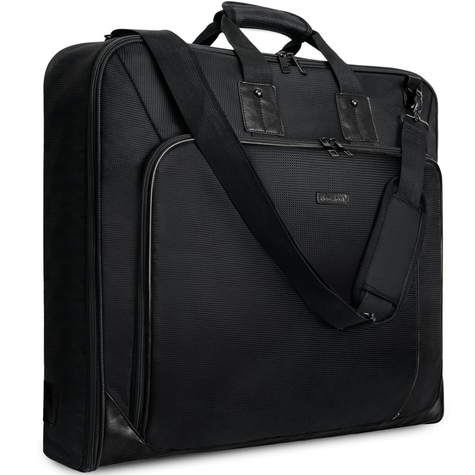 Noozion Garment Bag for Travel Large Carry On Suit Bag for Business Up to 3 Suits Wrinkle Free