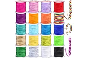 Cordón de nailon para pulseras, hilo de nailon Cridoz para elaboración de...