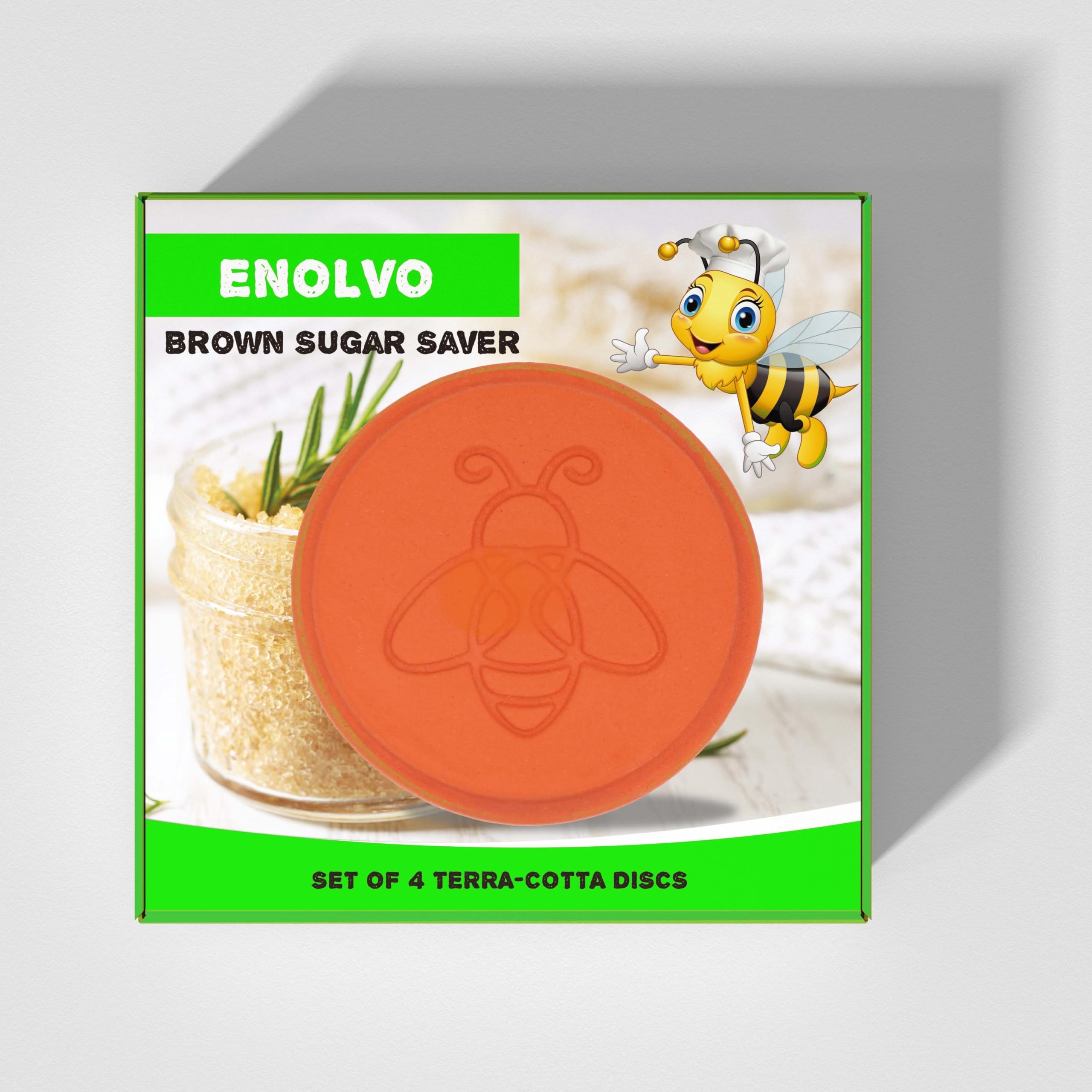 Amazon.com: Enolvo Brown Sugar Bear - Terra Cotta Brown Sugar Keeper to ...