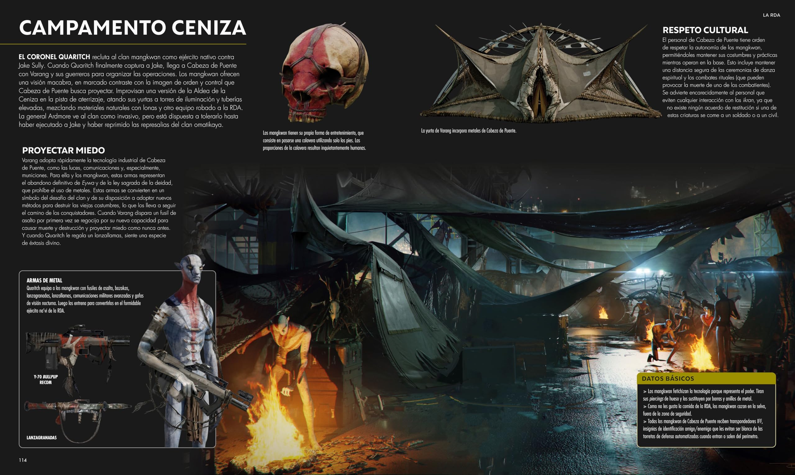 Avatar: Fuego y Ceniza. Diccionario visual: Diccionario visual