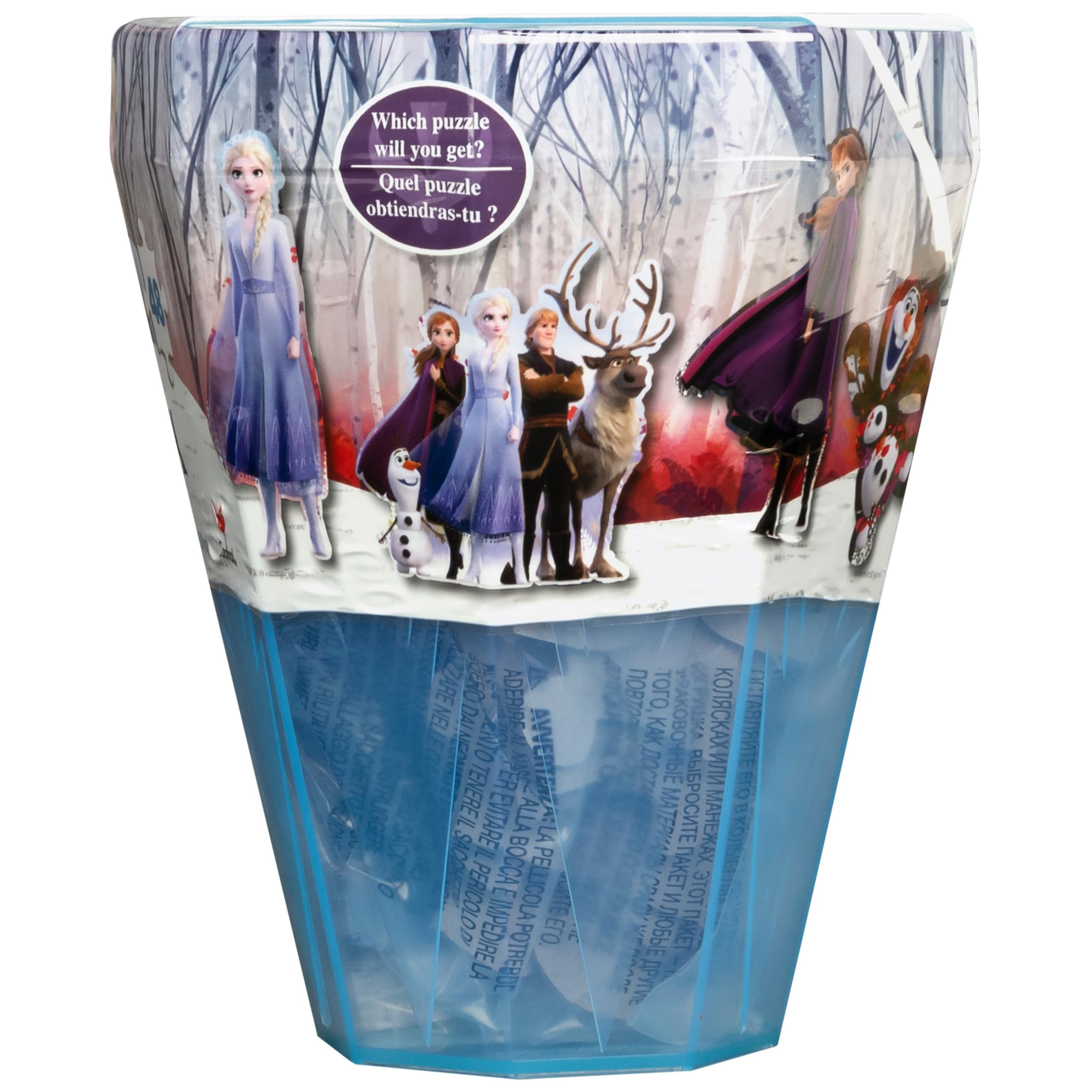 Disney Frozen 2 Surprise Puzzle -48 Piece in Plastic Gem-Shaped