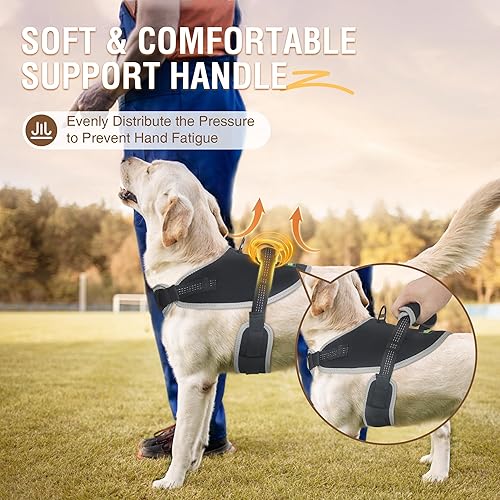 Vista 23 de Coderas para perros para callos, úlceras por presión y dislocación de hombro, soporte para codo y hombro canino para perro, soporte para pierna