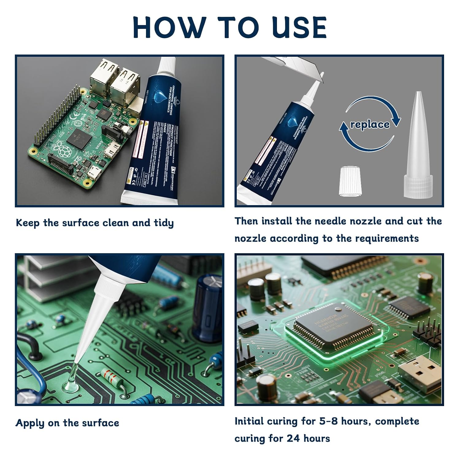 100ml Clear Conformal Coating for Electronics Silicone Sealant