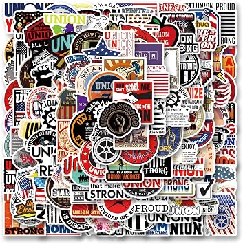 120pcs Union Stickers Pack, Aesthetic Vinyl Waterproof Sticker Decals for Water Bottle,Laptop,Phone,Skateboard,Scrapbooking,Bumper for Party Supply Decor Favor......