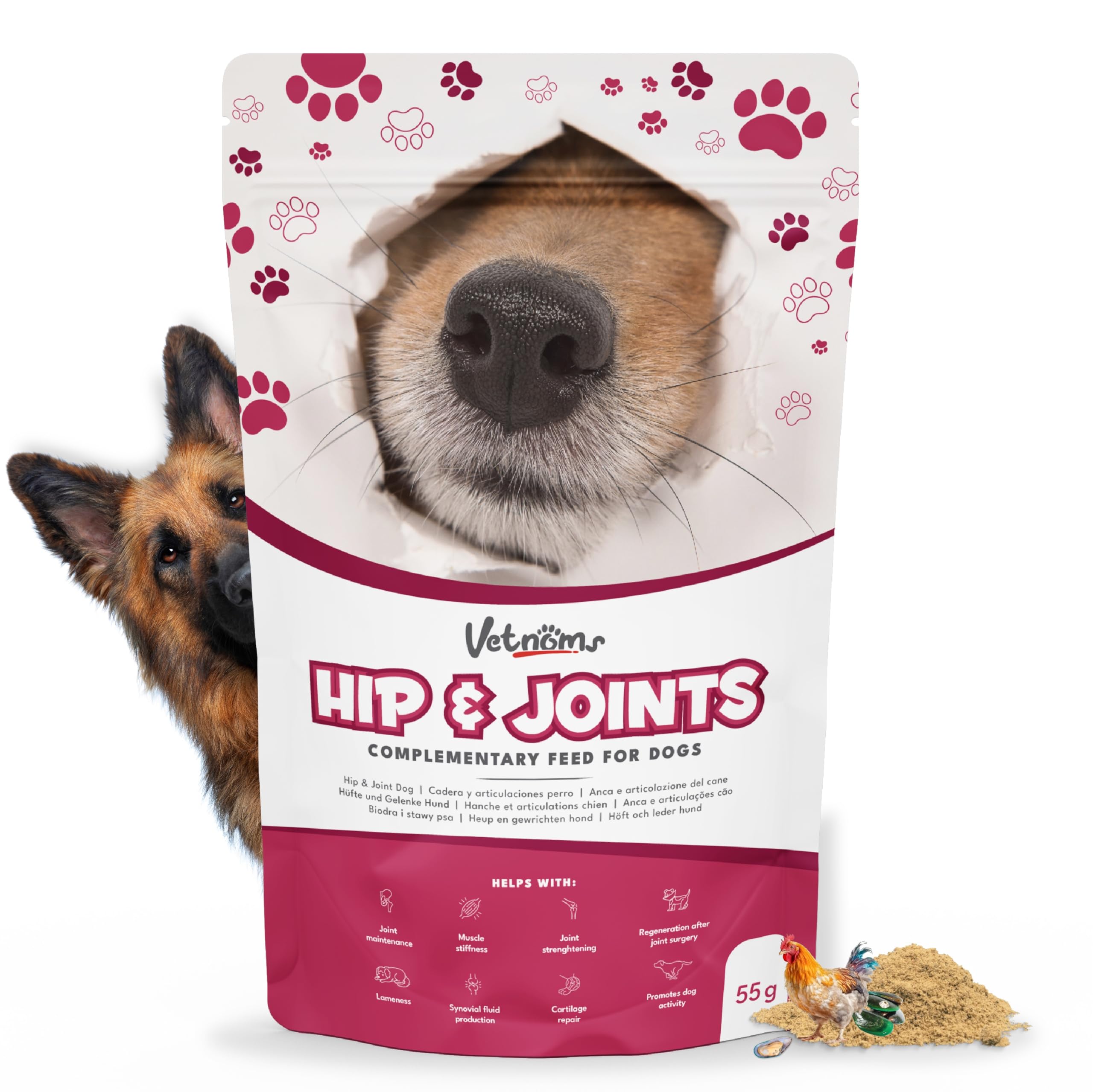 Condroprotector Perros con Msm - Antiinflamatorio Perros, Glucosamina Condroitina Perros. Condoprotectores Perros Grandes. Fortalece Articulaciones Perro. Condoprotectores Perros.