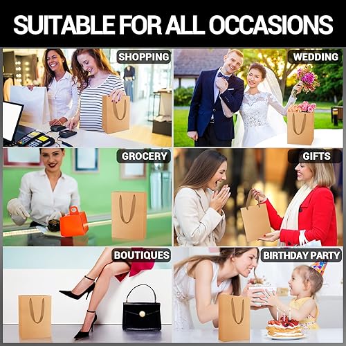 Miniatura 5 de Bolsas de regalo 6, Kraft