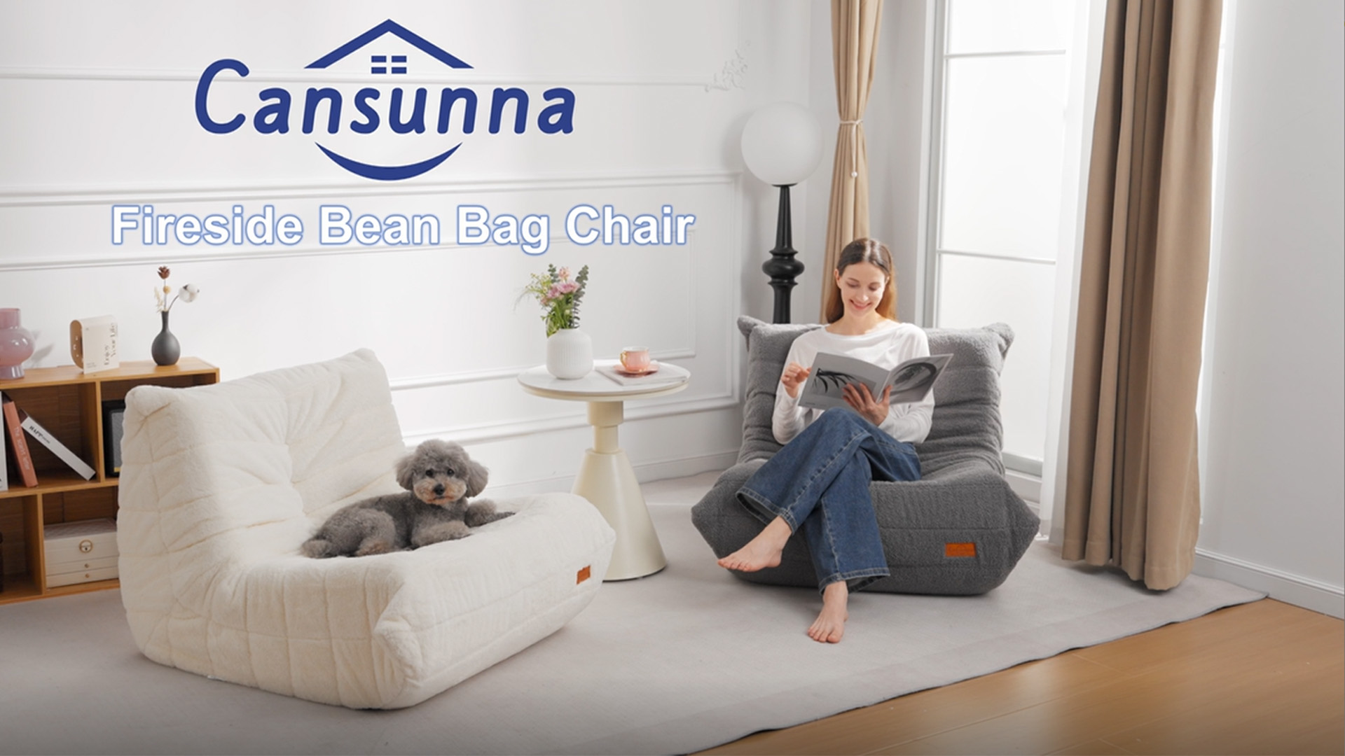 Amazon.com: Cansunna Bean Bag Chair Big Sofa Beanbag Chair for