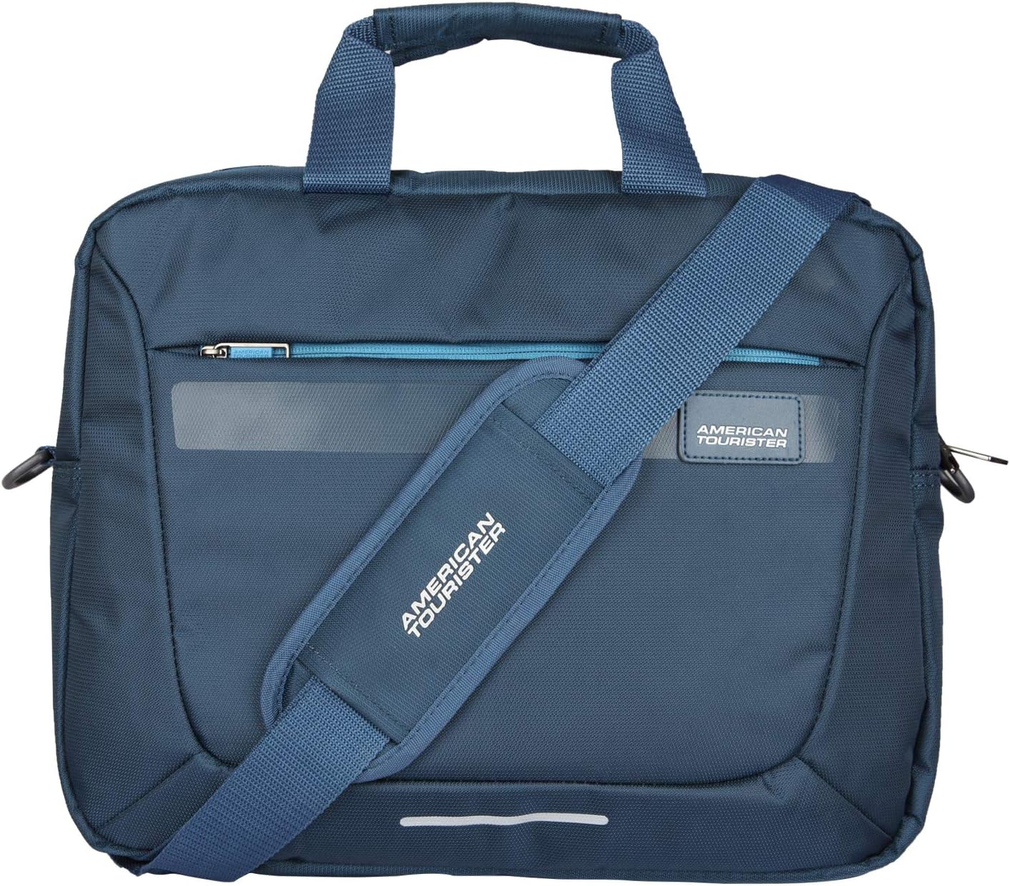 American Tourister Amt Rexton 01 Navy Lightweight Laptop Messenger Bag