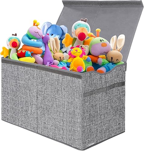 VICTORS Organizador de almacenamiento de juguetes caja de juguetes extra grande cajas de almacenamiento para niños niñas cuarto de bebé sala de
