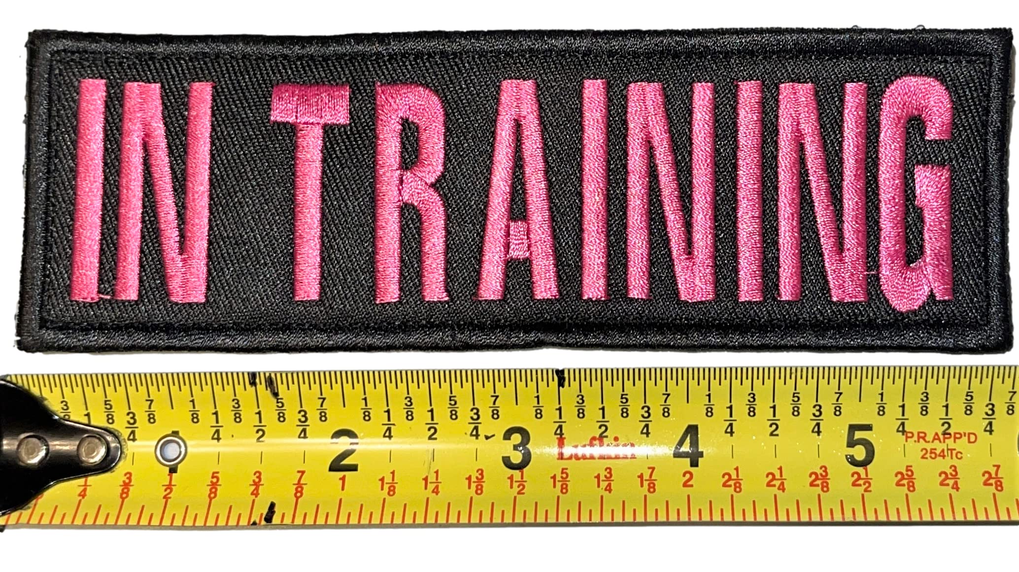Service-Hundehalsband & Weste – Aufnäher „Do Not Pet“, Neonpink Bestickt, 5,1x15,2 Cm, Klett – Für Therapie- & Assistenzhunde