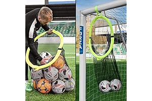 Soccer Target Net & Ball Bag: Corner Target + Soccer Ball Bag